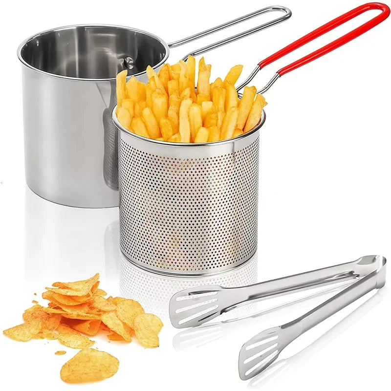 Kitchen Deep Frying Pot 304 Stainless Steel