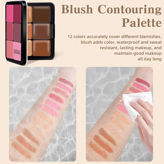 12 Colors Cream Blush Palette