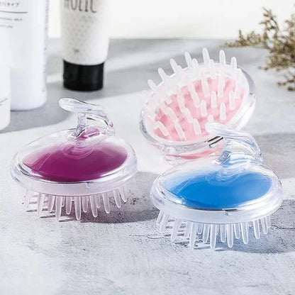 Silicone Scalp Massage Shampoo Brush For Hair